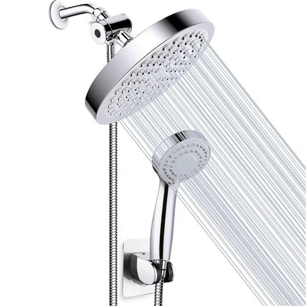 Hoomic Rain Dual Shower Head 2.5 GPM GPM Wayfair